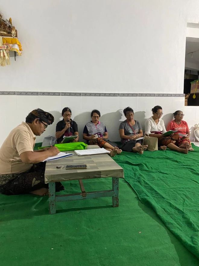 LATIHAN SEKAA SHANTI BR. DELOD RURUNG DAN BR. SAKENAN BLODAN