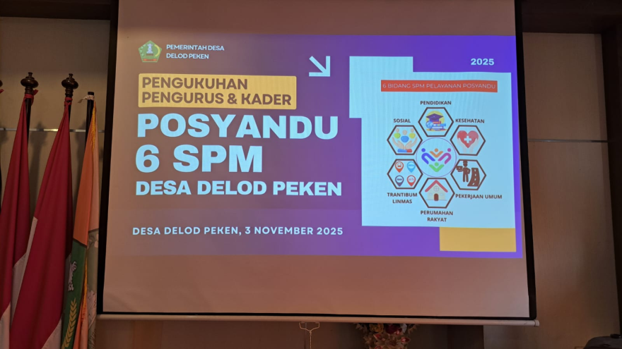 PENGUKUHAN PENGURUS DAN KADER POSYANDU 6 SPM