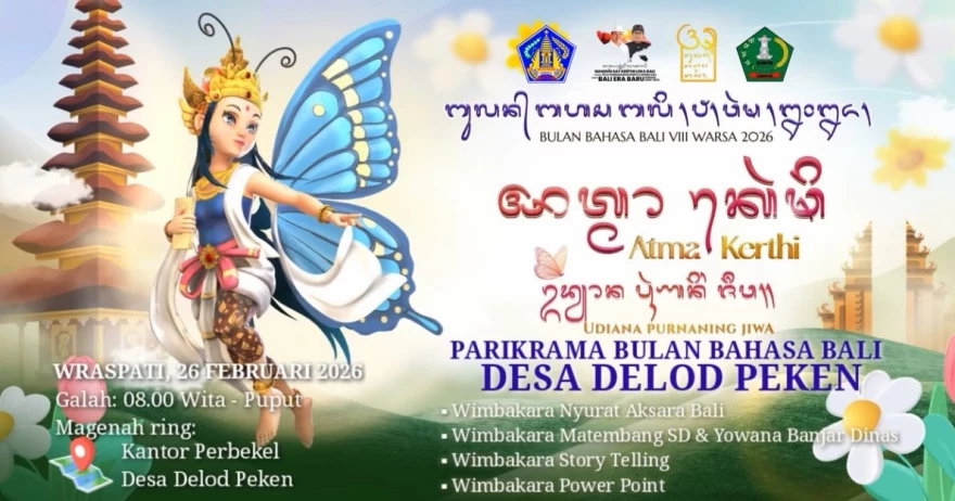 PERAYAAN BULAN BAHASA BALI TAHUN 2026