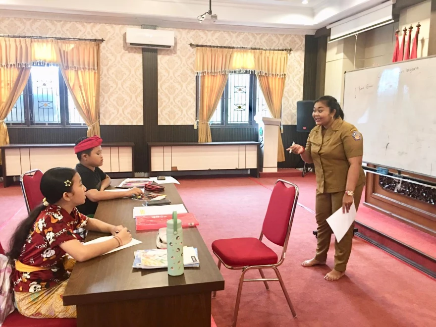 SANGGAR BAHASA BALI WIDYA GRAPANA DESA DELOD PEKEN