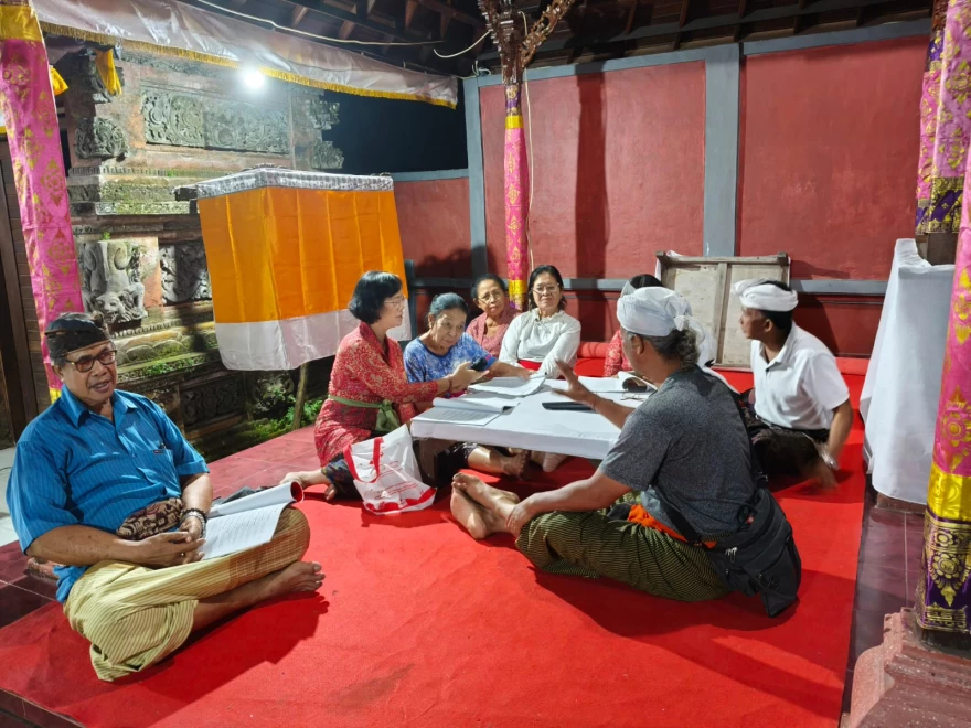 LATIHAN SEKAA SHANTI BANJAR TAMAN SARI
