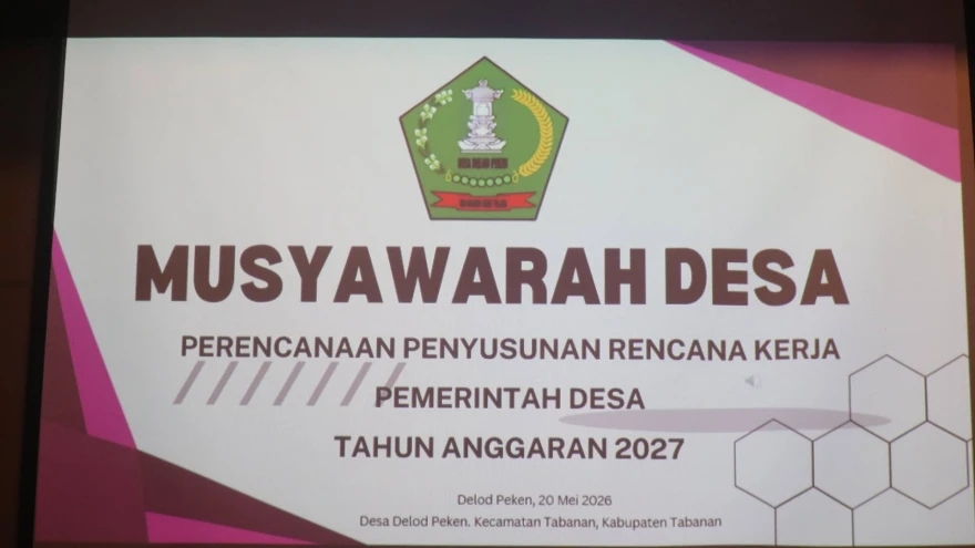 MUSDES PENYUSUNAN RKP DESA TAHUN ANGGARAN 2027