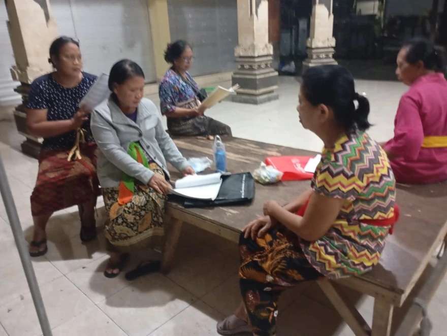 LATIHAN SEKAA SHANTI BANJAR GEROKGAK TENGAH