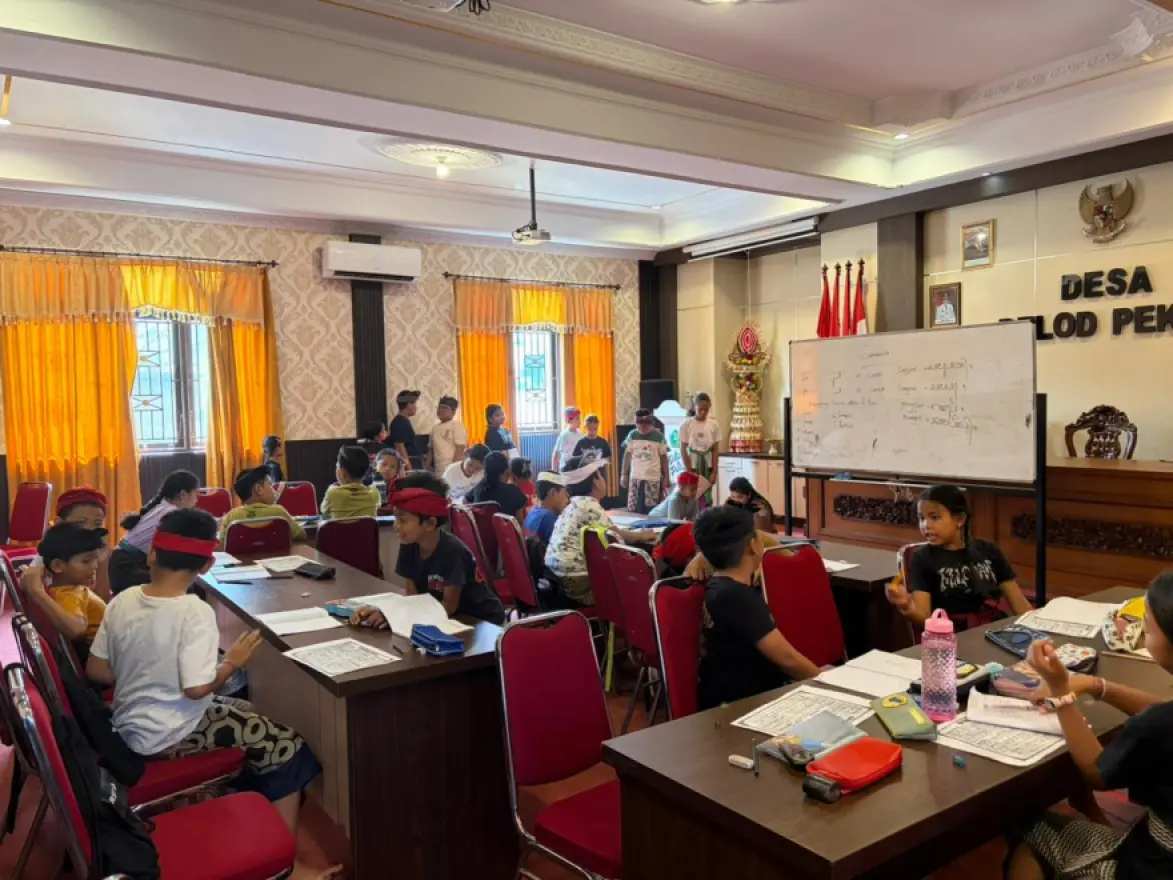 SANGGAR BAHASA BALI KELAS III, IV, V DAN VI SD SE-DESA DELOD PEKEN